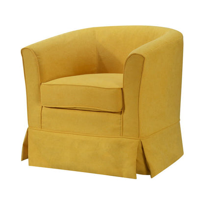 Tucker - Woven Fabric Swivel Barrel Chair