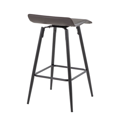 Ale - Contemporary Fixed Height Counter Stool (Set of 2)