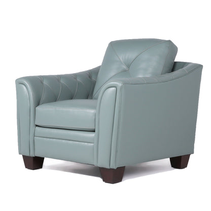 Modern Tufted Leather Chair