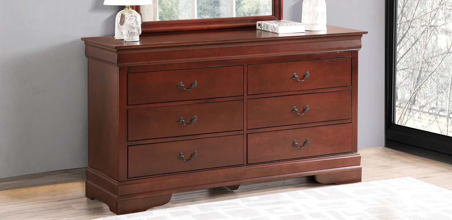 Louis Phillipe - 6-Drawer Dresser