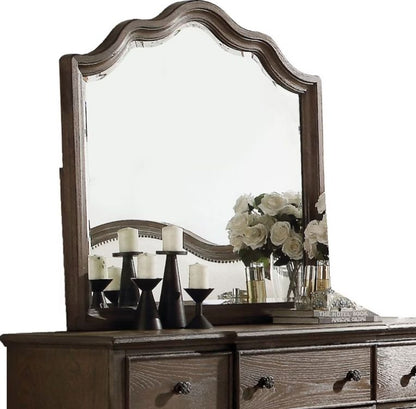 Baudouin - Weathered Mirror - Oak