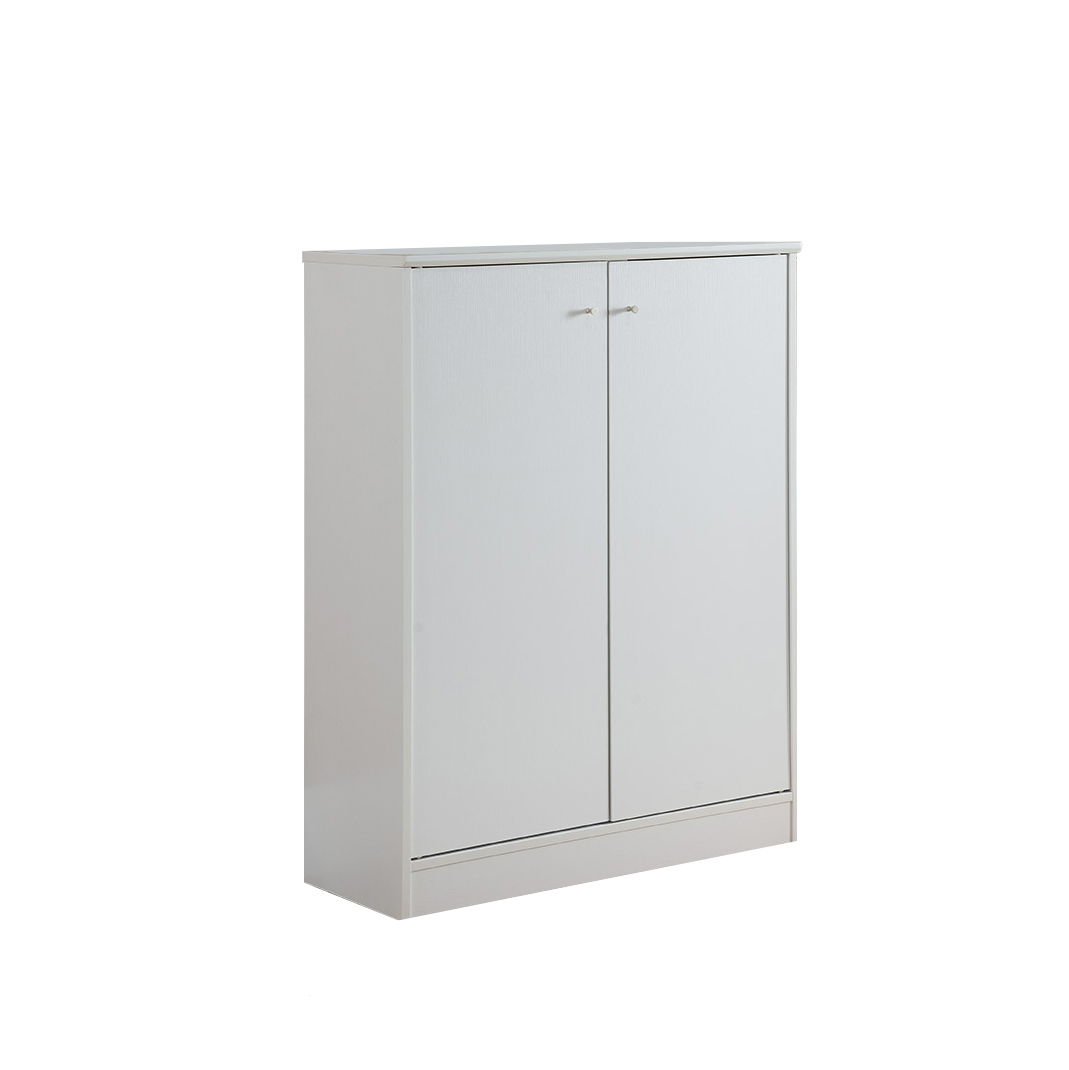 Shoe / Storage Cabinet With Two Doors Five Shelves