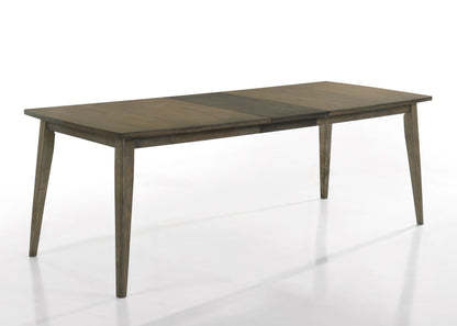 Bistro - Wide Contemporary Rectangle Dining Table With Extension Leaf