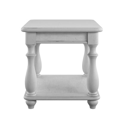 Mariano - Square End Table - Gray