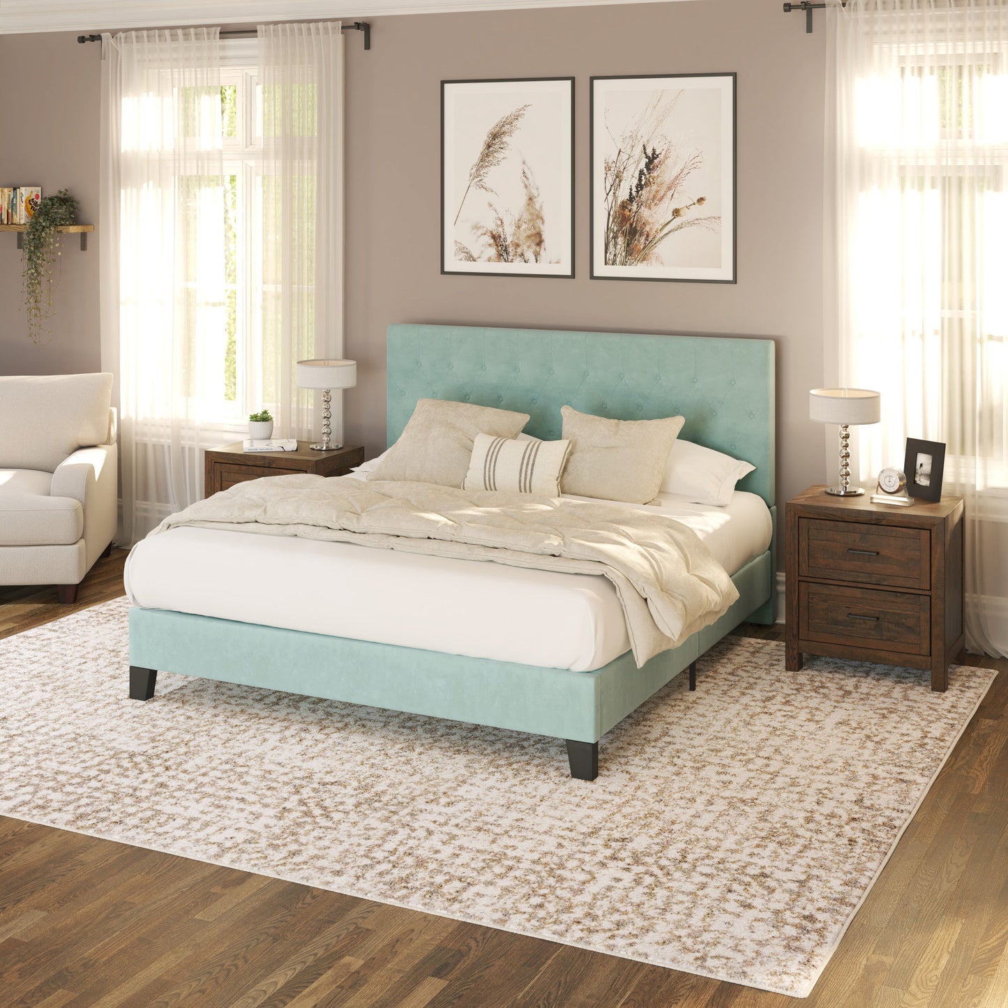 Luma - Upholstered Bed