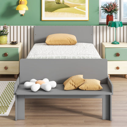 Bed With Footboard Bench