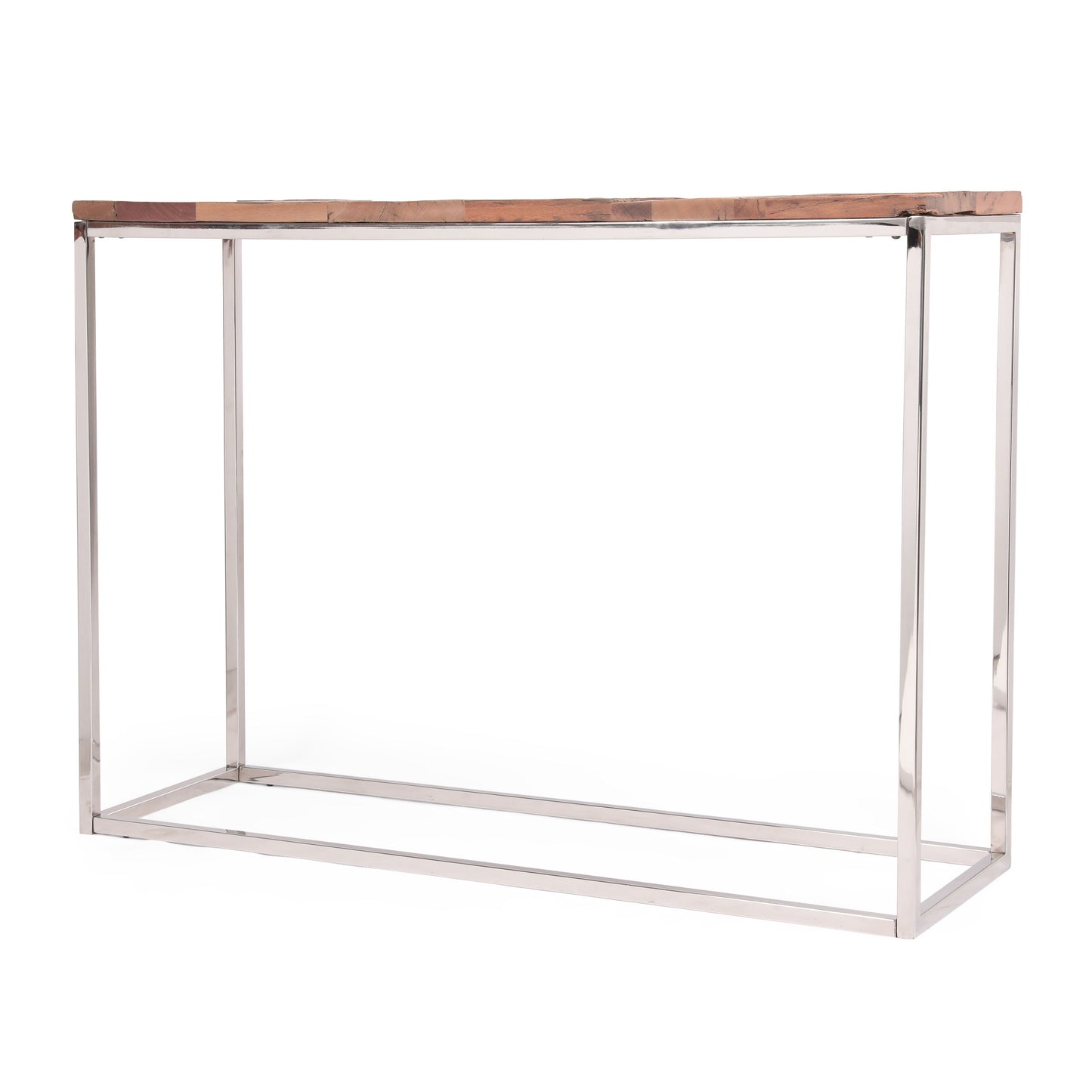 Console Table - Brown / Silver