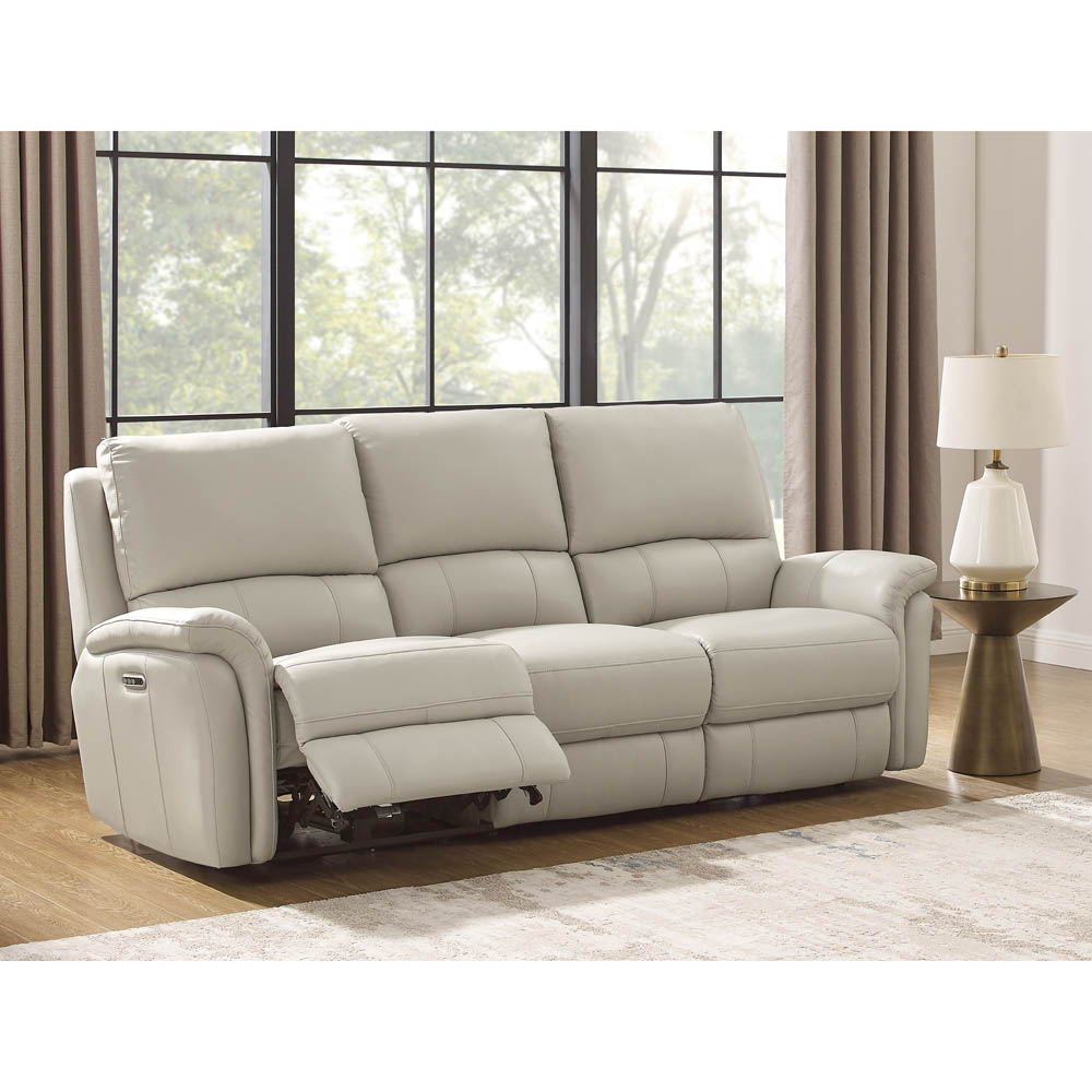 Erindale - Power Headrest Zero Gravity Reclining Sofa - Off White