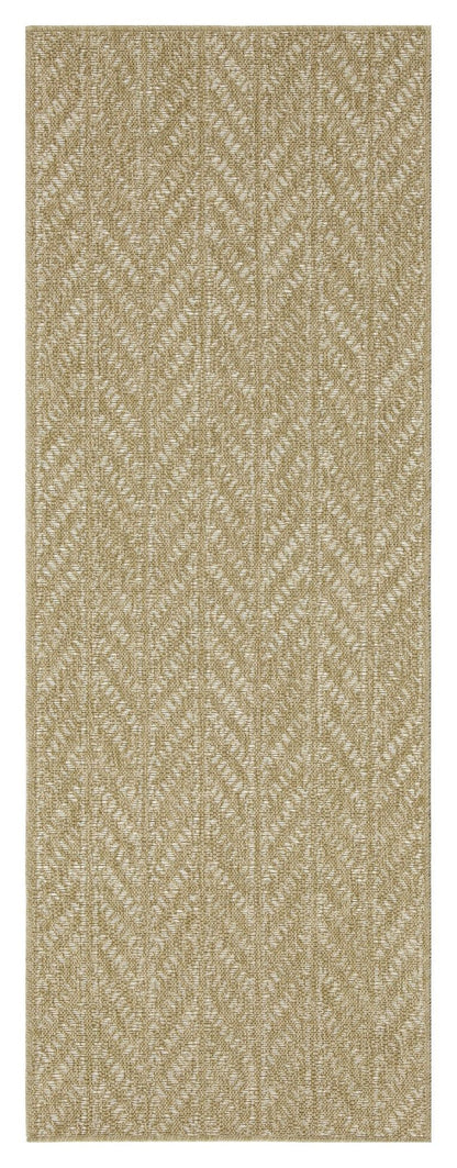 Earth - 5'3" X 7'3" Indoor, Outdoor Area Rug - Natural / White