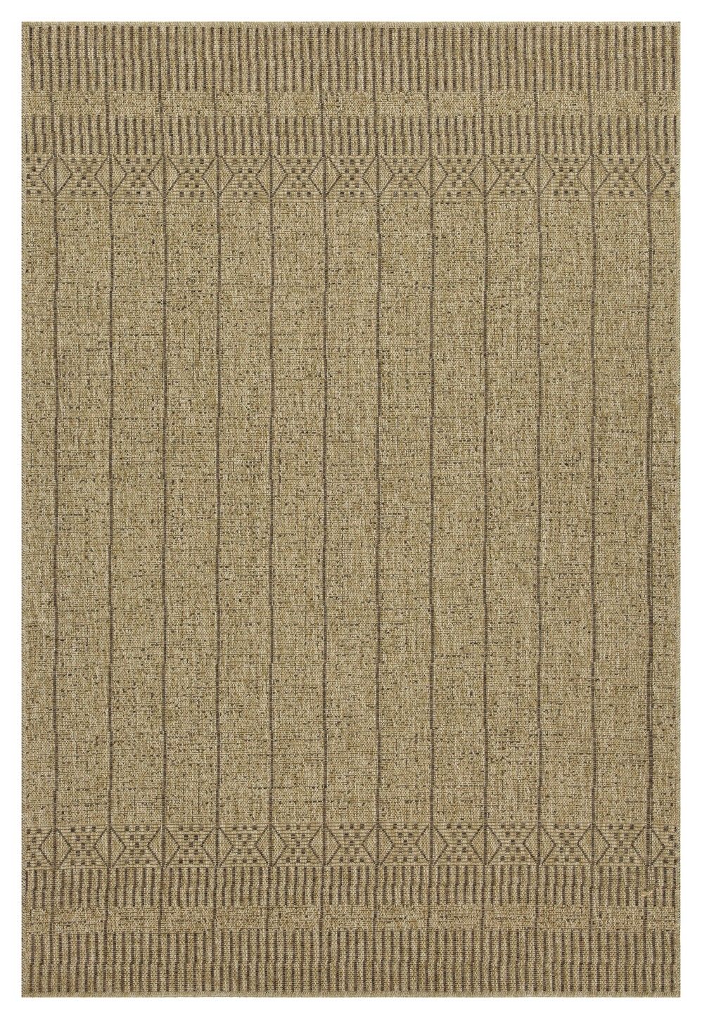 Earth - 5'3" X 7'3" Indoor, Outdoor Area Rug - Mocha, Natural