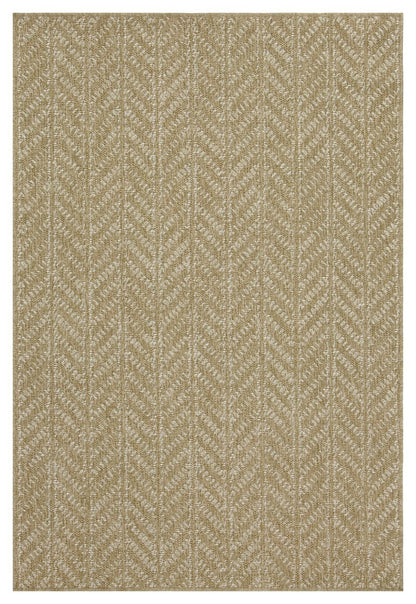 Earth - 5'3" X 7'3" Indoor, Outdoor Area Rug - Natural / White