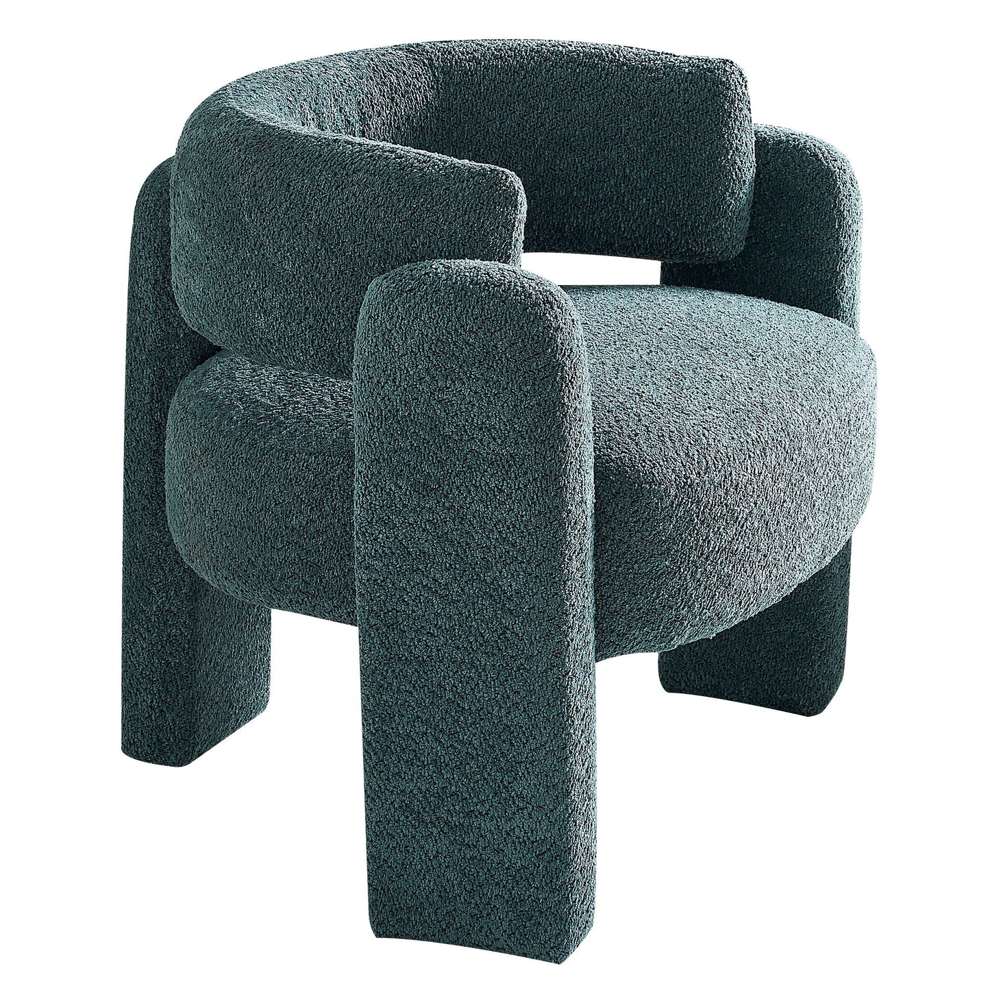 Boucle Upholstery Accent Chair