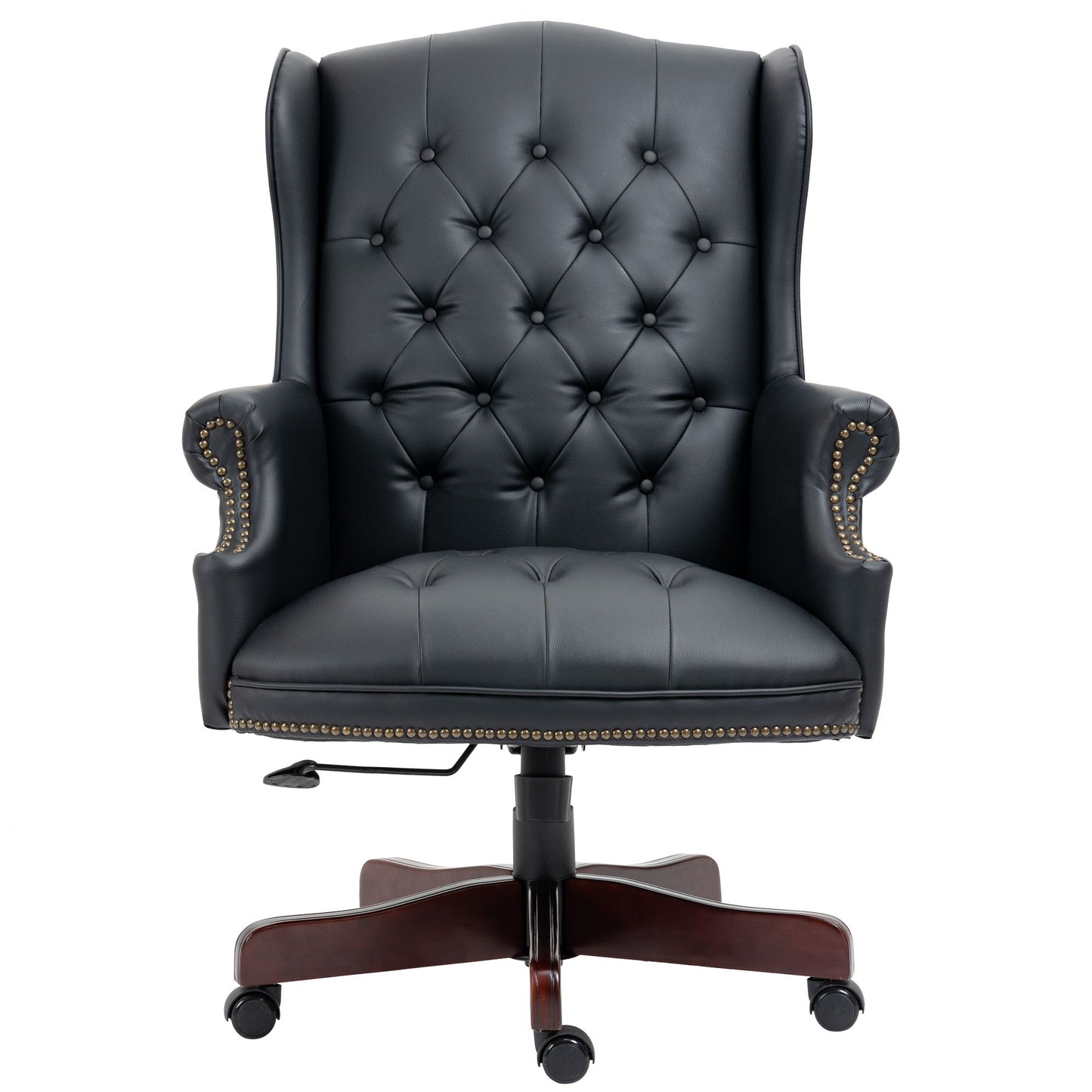 Executive Office Chair, High Back Reclining Comfortable Desk Chair With Smooth Glide Caster Wheels