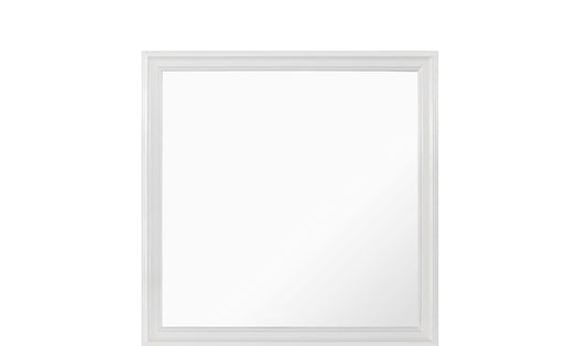 Shaker - Crocodile Metallic Mirror - White