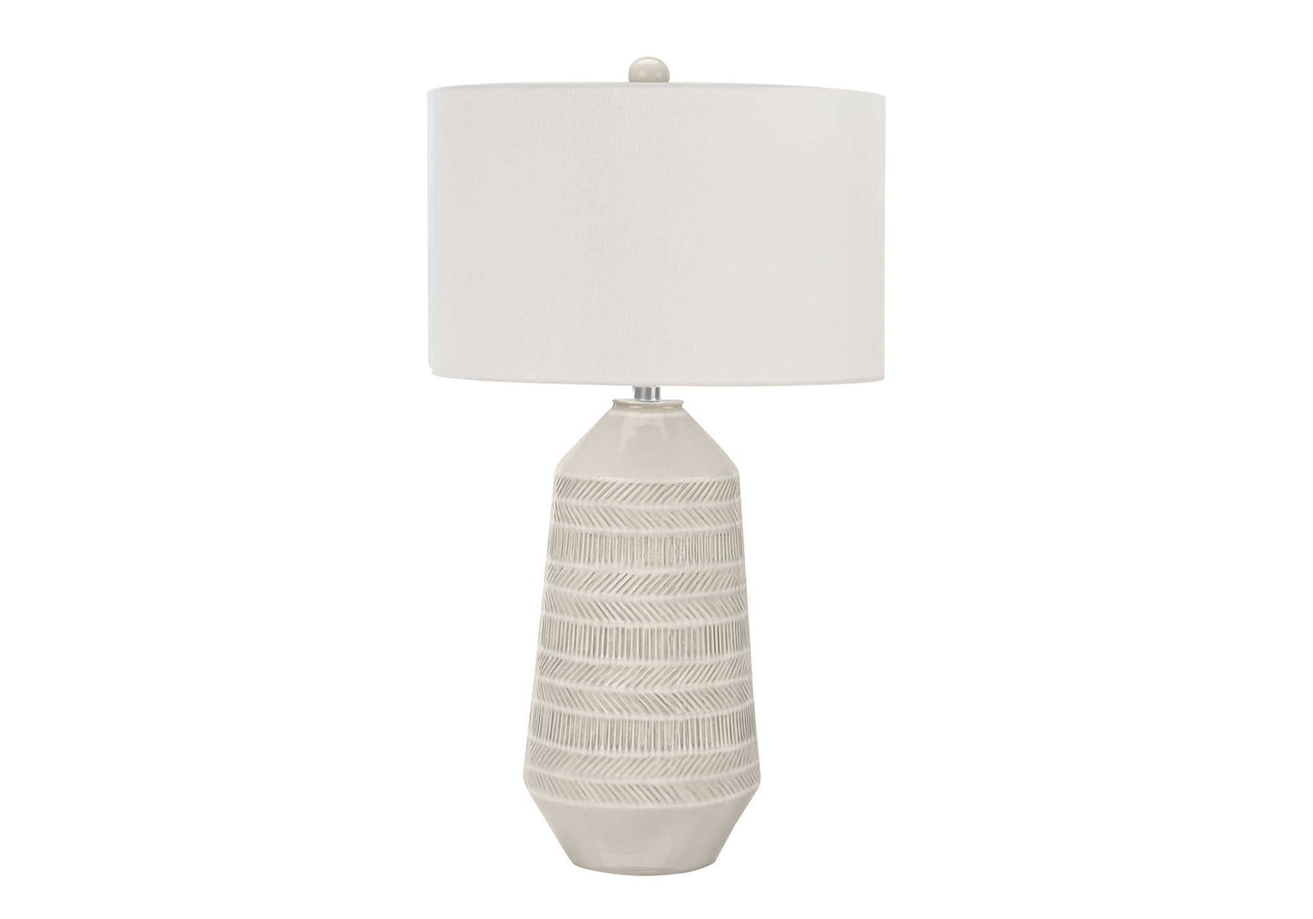 Contemporary Lighting, Table Lamp, Ceramic - Cream