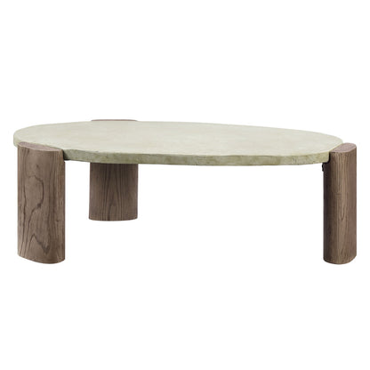 Dayana - Coffee Table - Oak / Off White