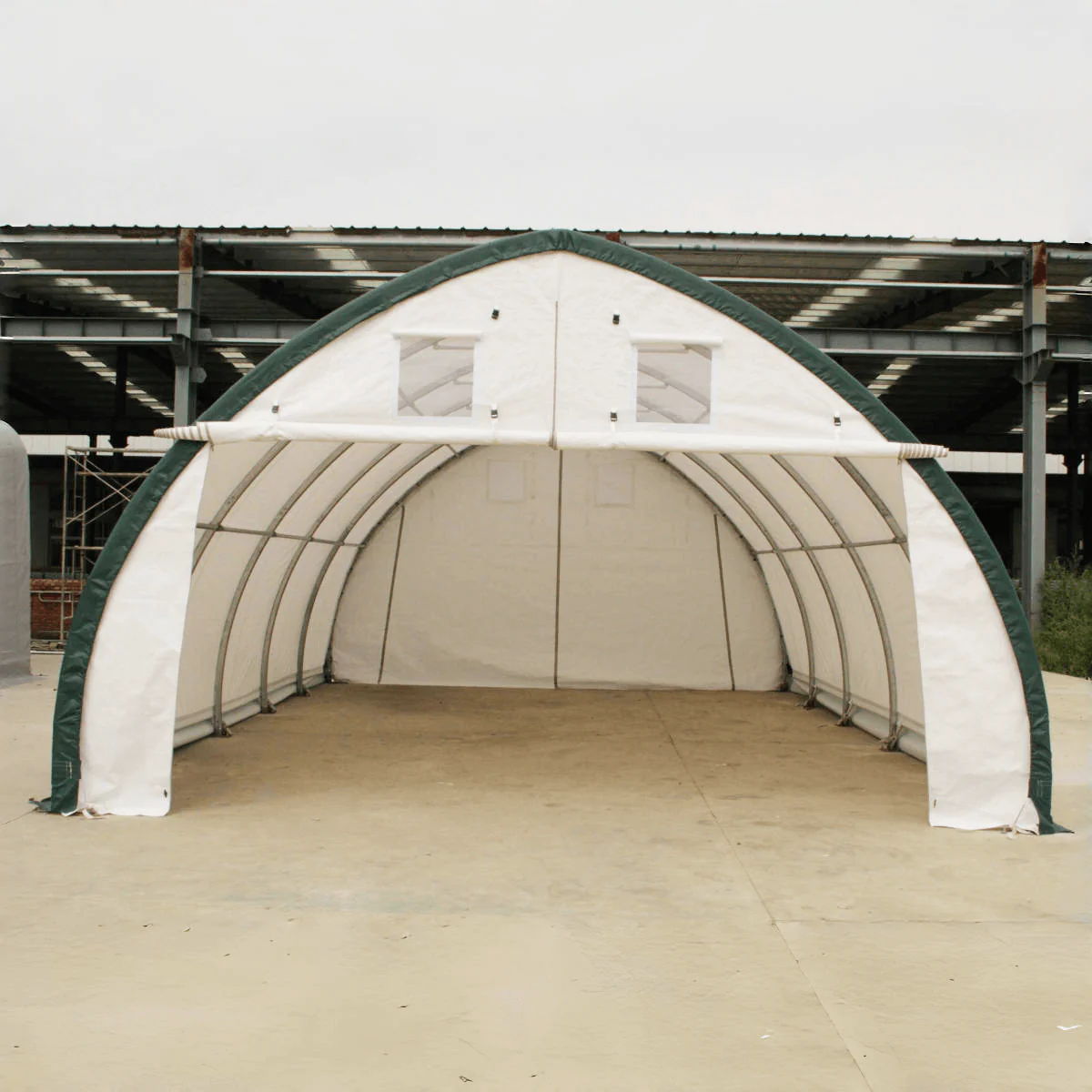 Single Truss Arch Storage PE Shelter