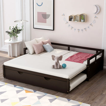 Extending Daybed With Trundle, Wooden Daybed With Trundle