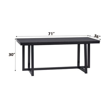 Kini - Dining Table - Black