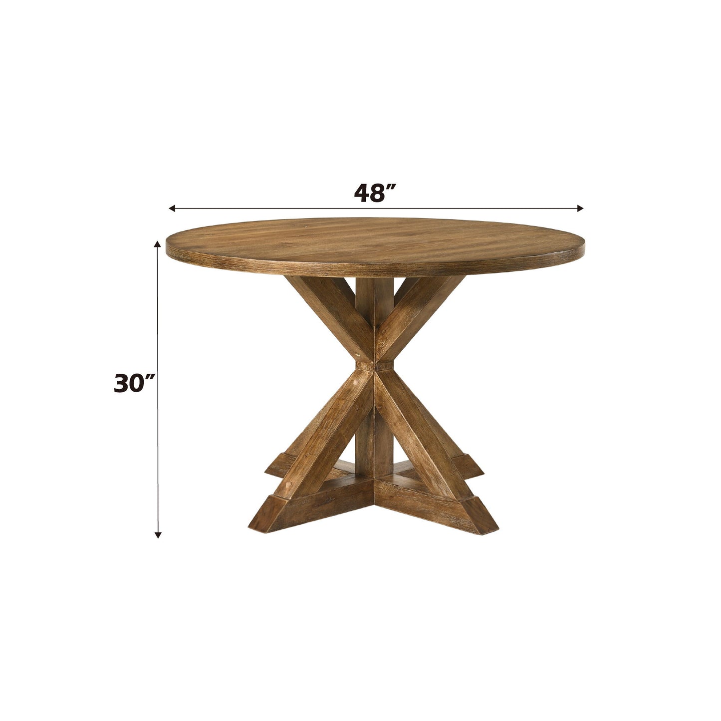 Wallace II - Weathered Dining Table - Oak