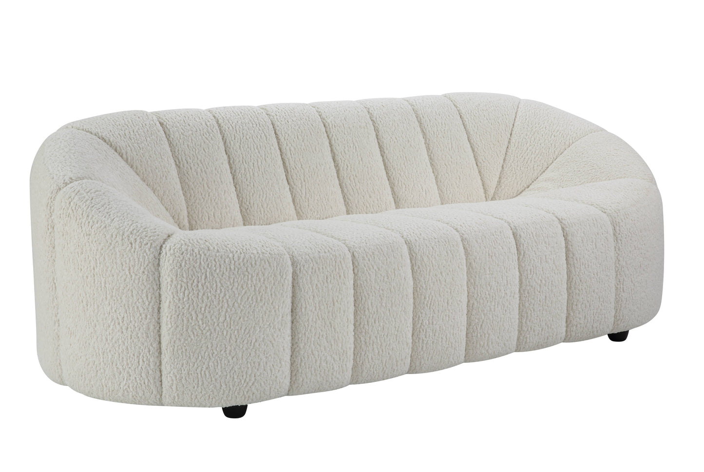 Osmash - Teddy Sherpa Sofa - White