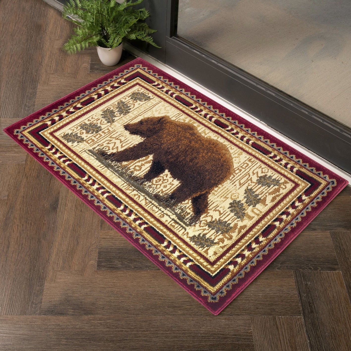 Nature's Nest - GC_CBL3007 Lodge Area Rug