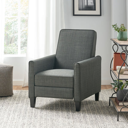 Linen Push Back Chair For Elegant Home