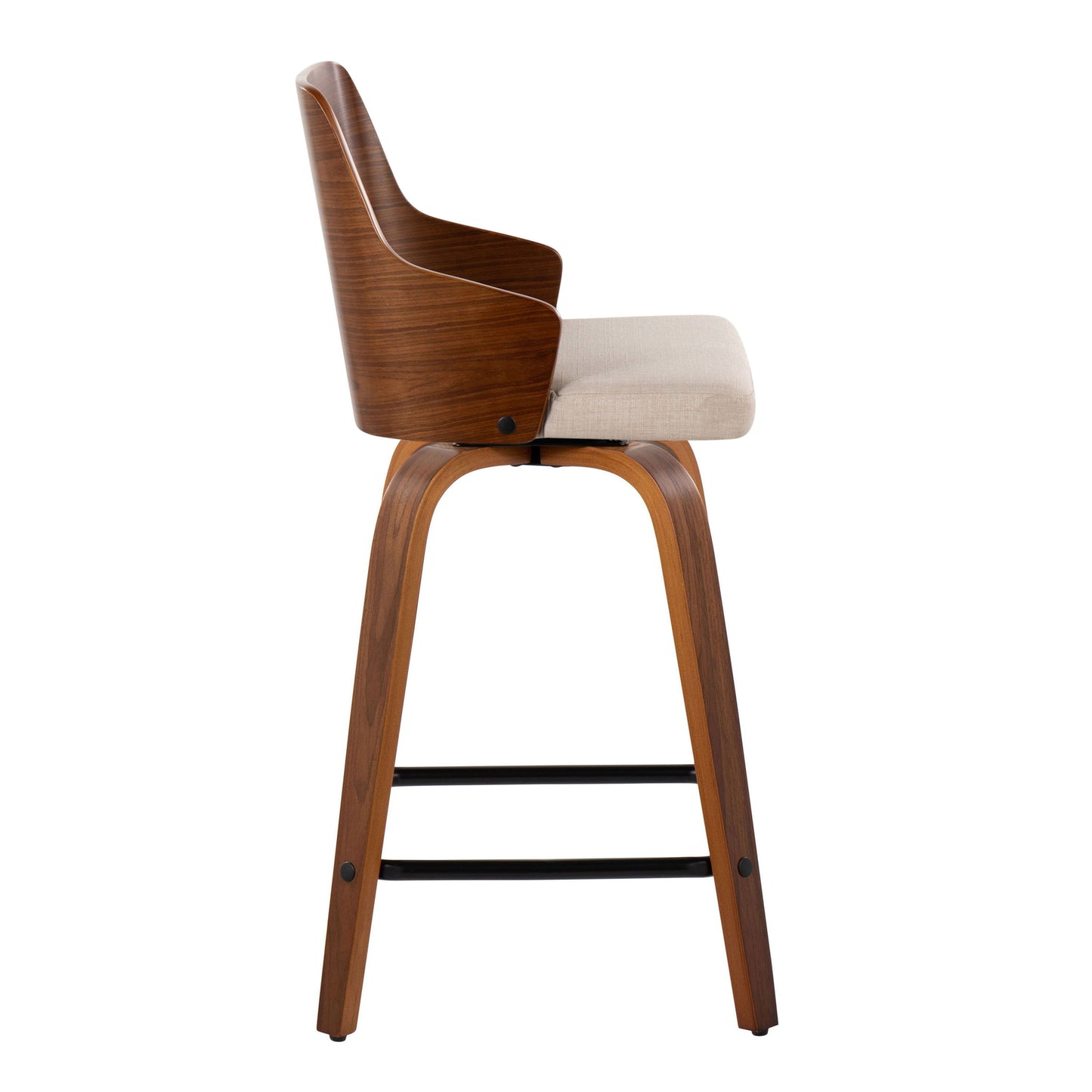 Ariana - Mid Century Modern Counter Stool (Set of 2)