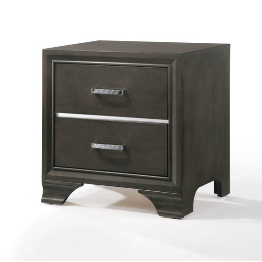 Carine II - Nightstand - Gray