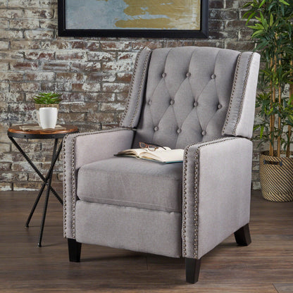 Classic Fabric Push Back Chair