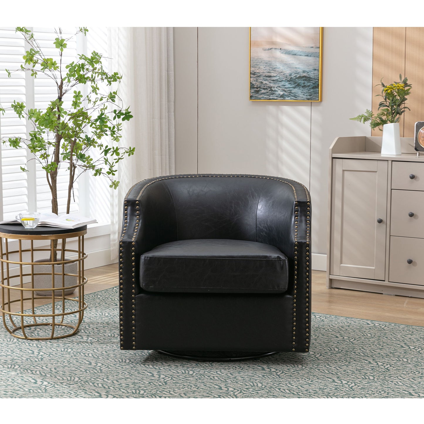 Coolmore - Swivel Chair Living Room Chair