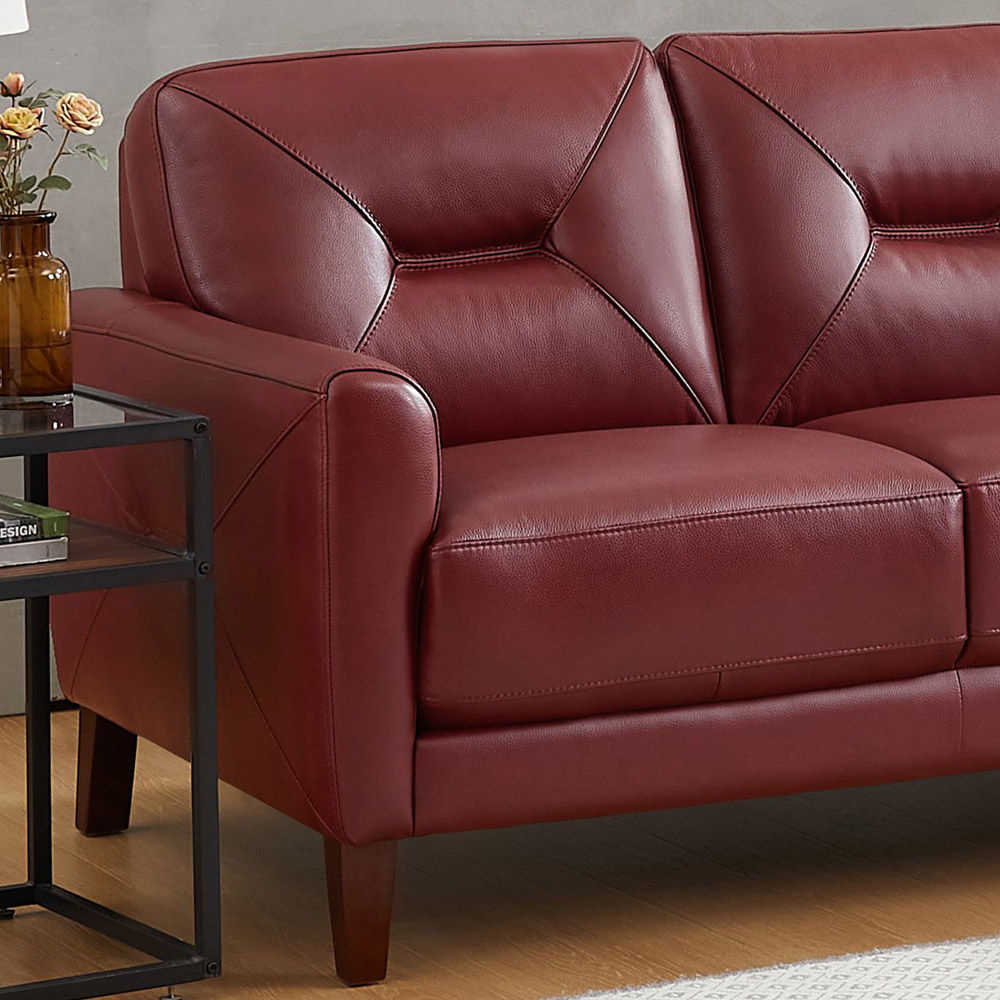 Mavis - Leather Loveseat