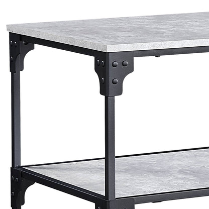 Jakob - Concrete Kitchen Island - Black