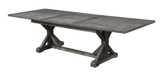 Rusti - Dining Table With Butterfly Leaf - Gray