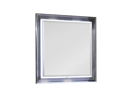 Moon - Smooth Mirror With LED - White