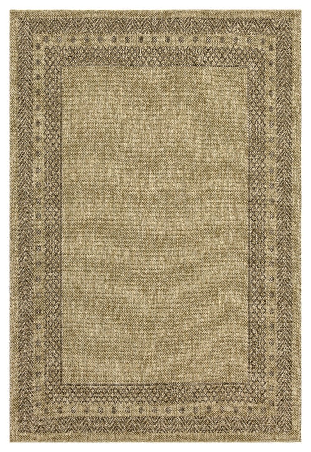 Earth - 5'3" X 7'3" Indoor, Outdoor Area Rug - Jute, Mocha