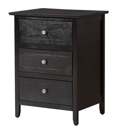 Daniel - 3 Drawer Nightstand