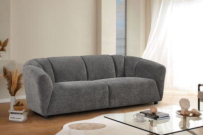 Living Room Sofa 3 Seater With Luxury Boucle