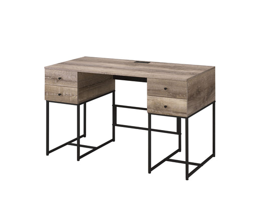 Desirre - Wirting Desk With USB Port - Oak