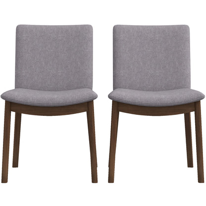 Laura - Mid-Century Modern Solid Wood Dining Chair (Set of 2)