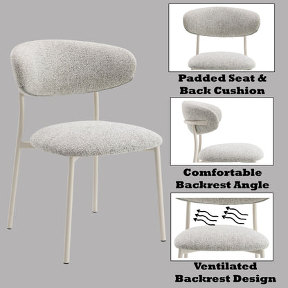 Kalam - Fabric Side Chair (Set of 2) - Light Gray