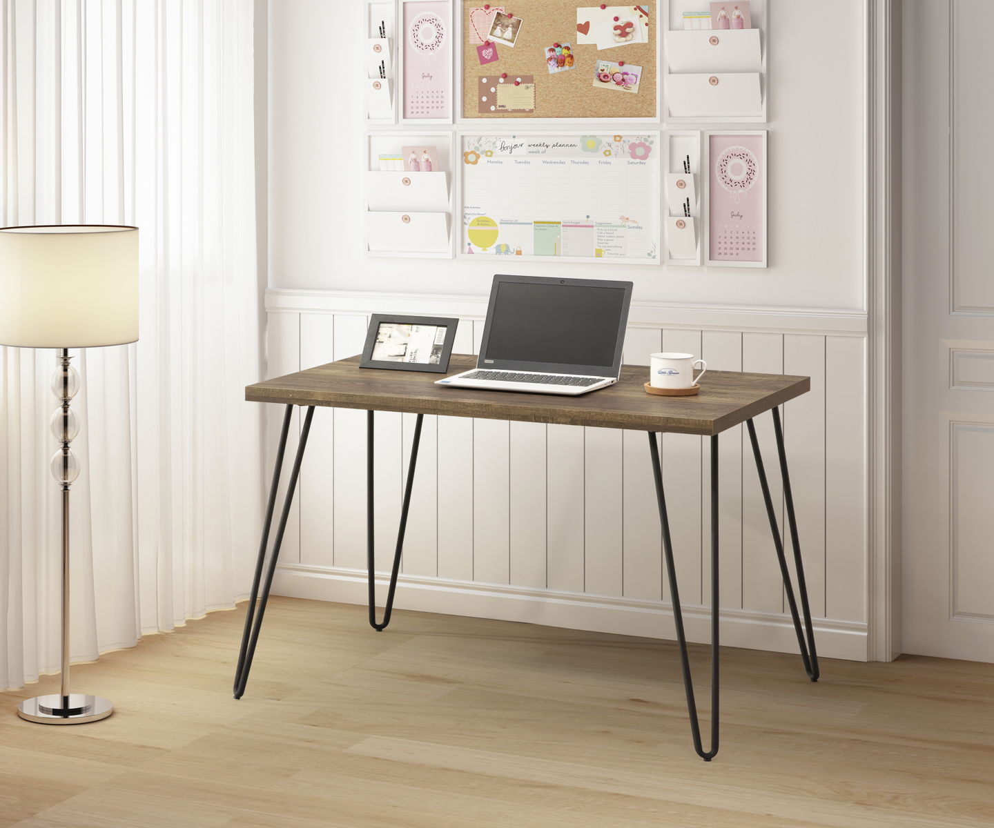 Rustic Desk - Taupe