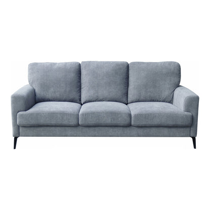 Jackson - Chenille Sofa With Black Metal Legs