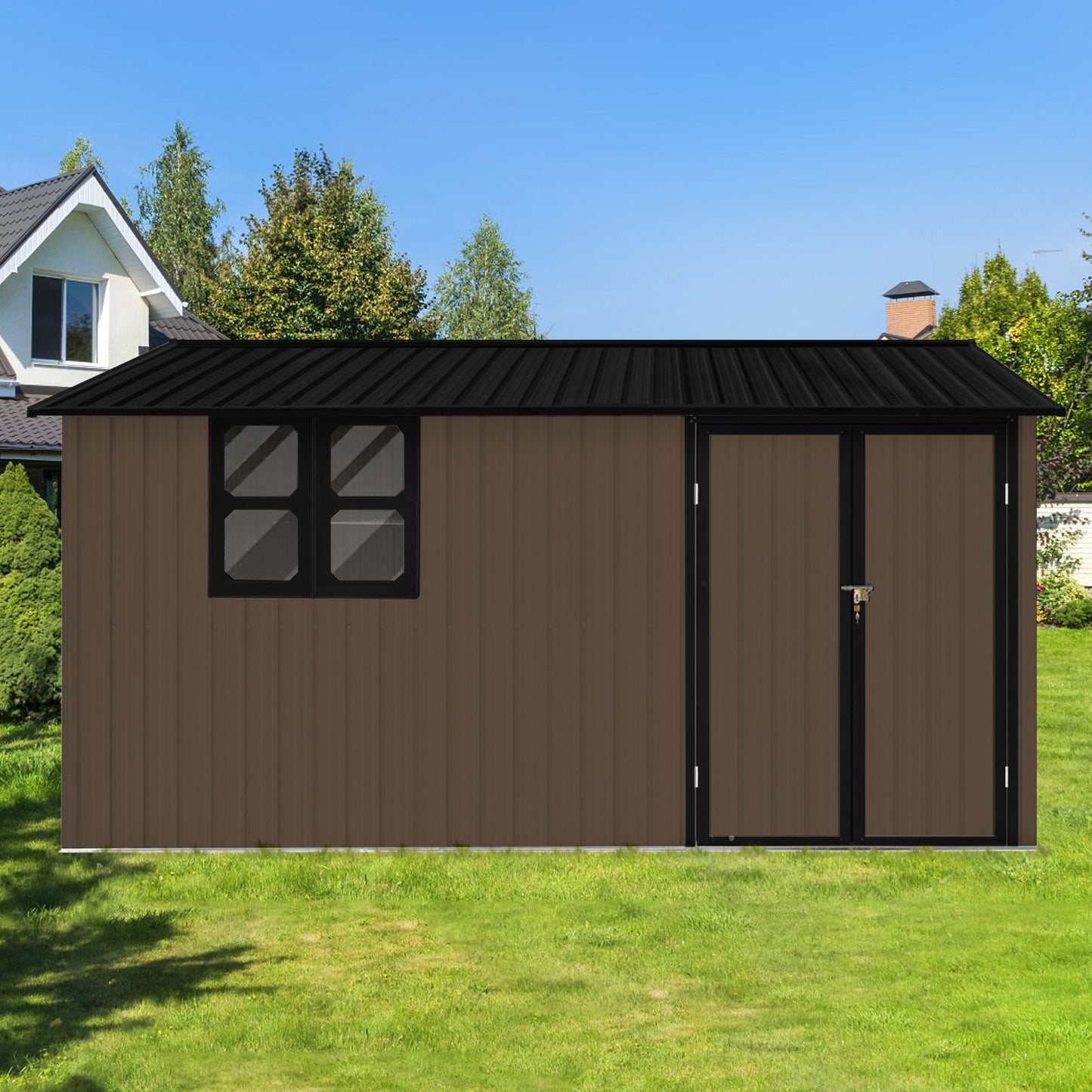 10'x12' Garden Sheds Outdoor Storage Sheds With Window