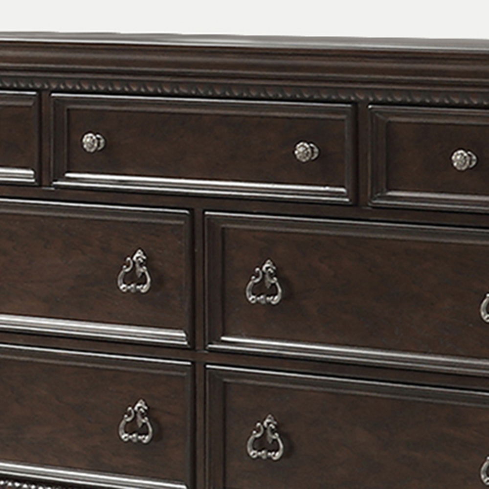 7 Drawer Dresser - Mahogany