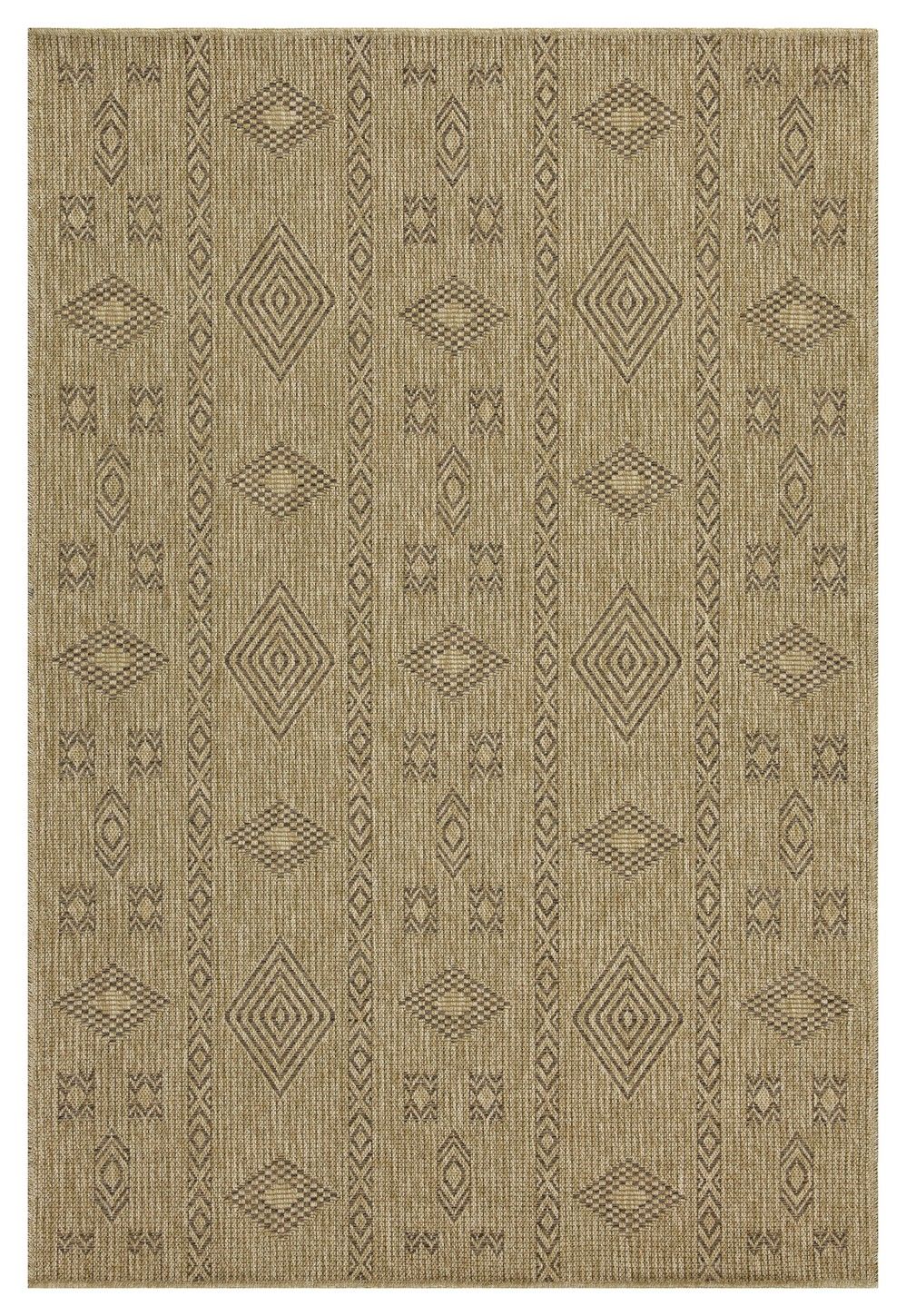 Earth - 7'10" X 10'3" Indoor, Outdoor Area Rug - Natural, Mocha