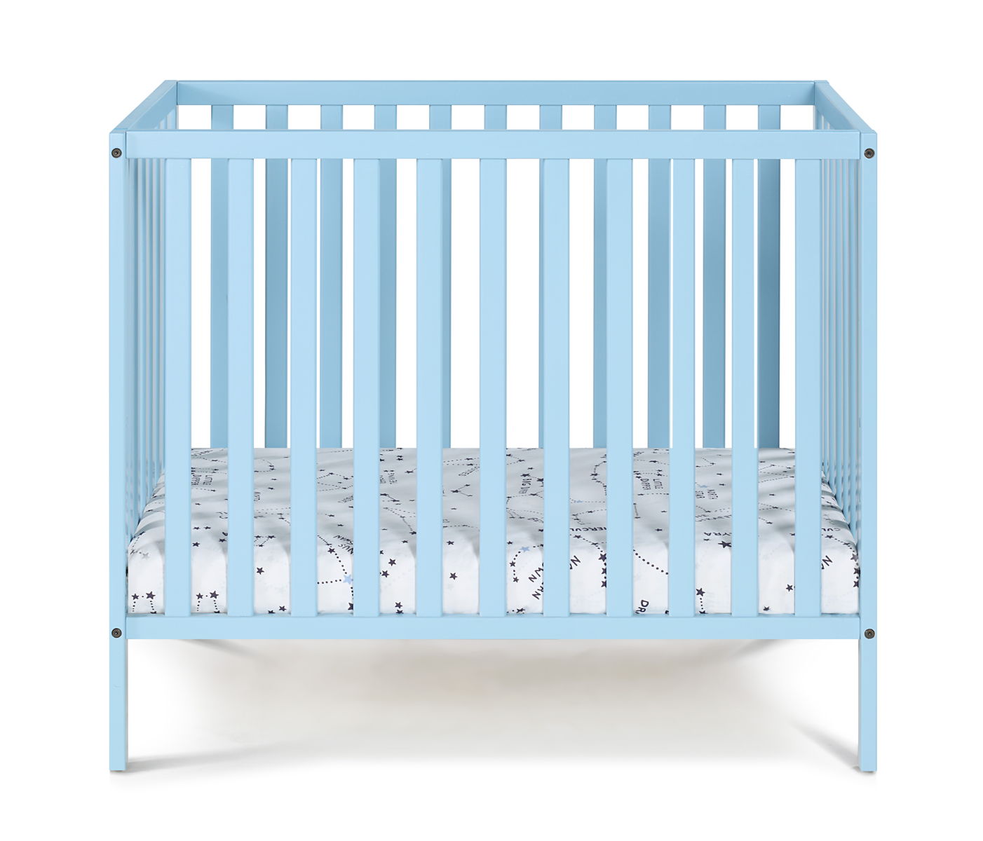 Palmer - 3-in-1 Convertible Mini Crib Baby With Mattress Pad