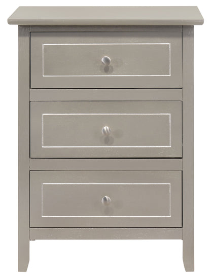 Daniel - 3 Drawer Nightstand