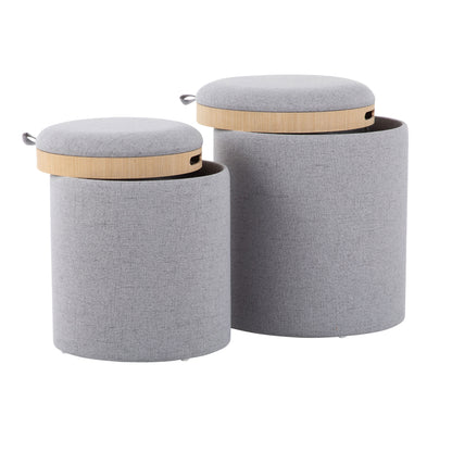 Tray - Contemporary Nesting Ottoman Set