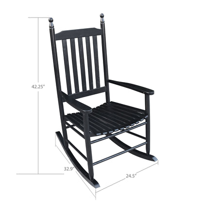 Wooden Porch Rocker Chair, Without Mat